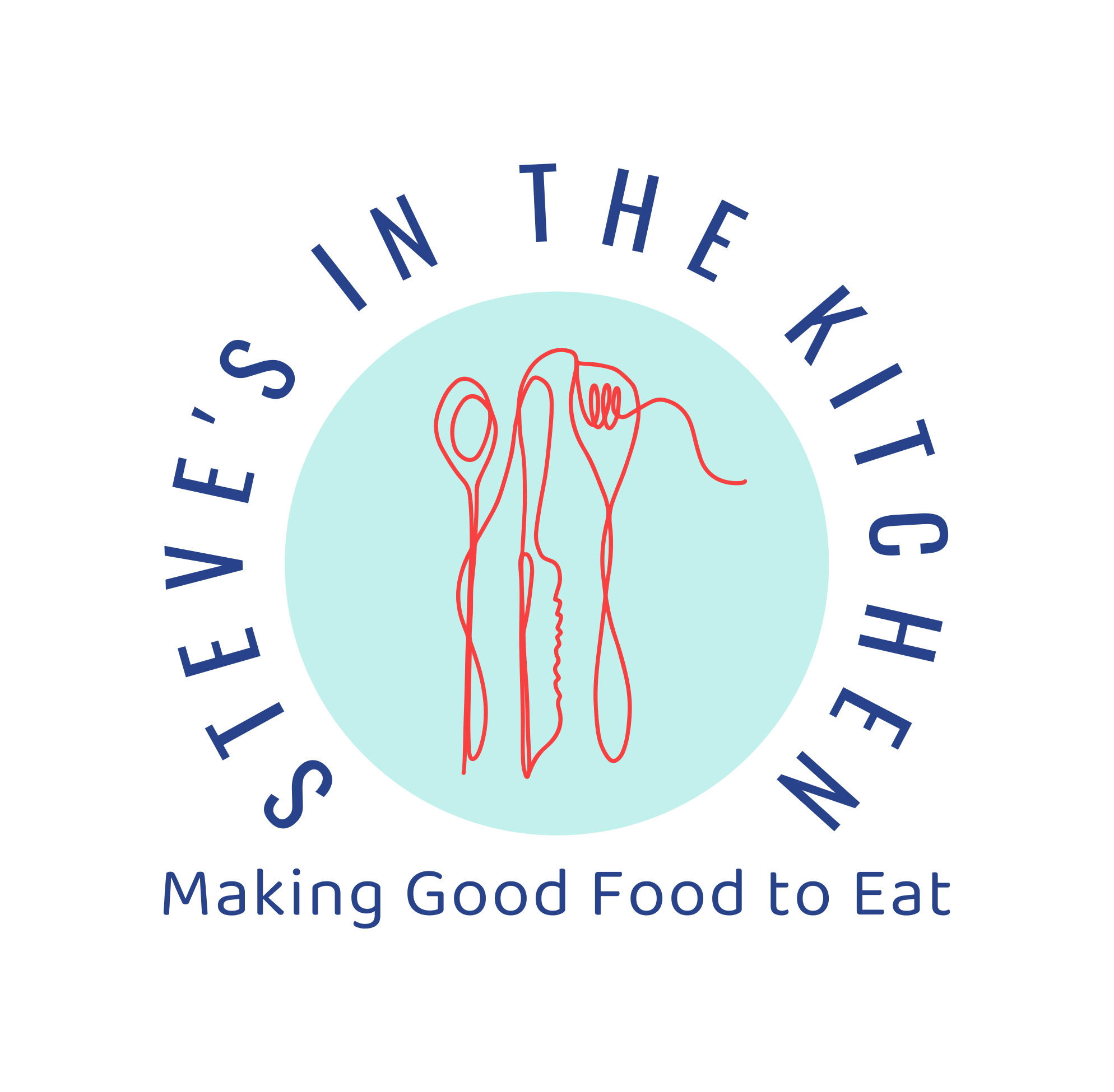 Logo and tagline for Steve's in the Kitchen