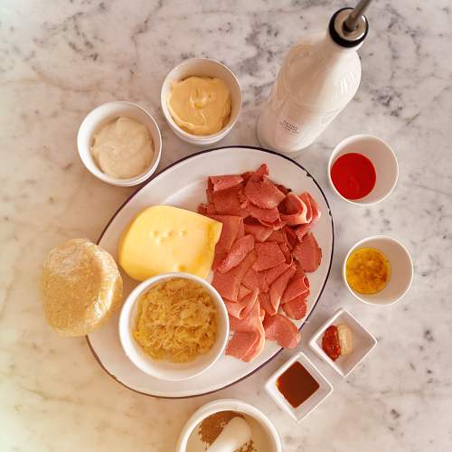 Gluten-Free Reuben Galette - Ingredients