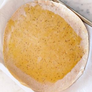 Gluten-Free Reuben Galette - Rolled Dough and Oil