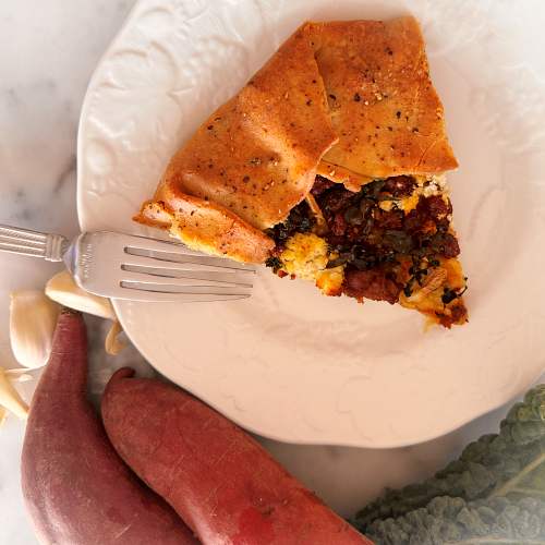 Gluten-Free Sausage and Sweet Potato Galette - Ready to Eat
