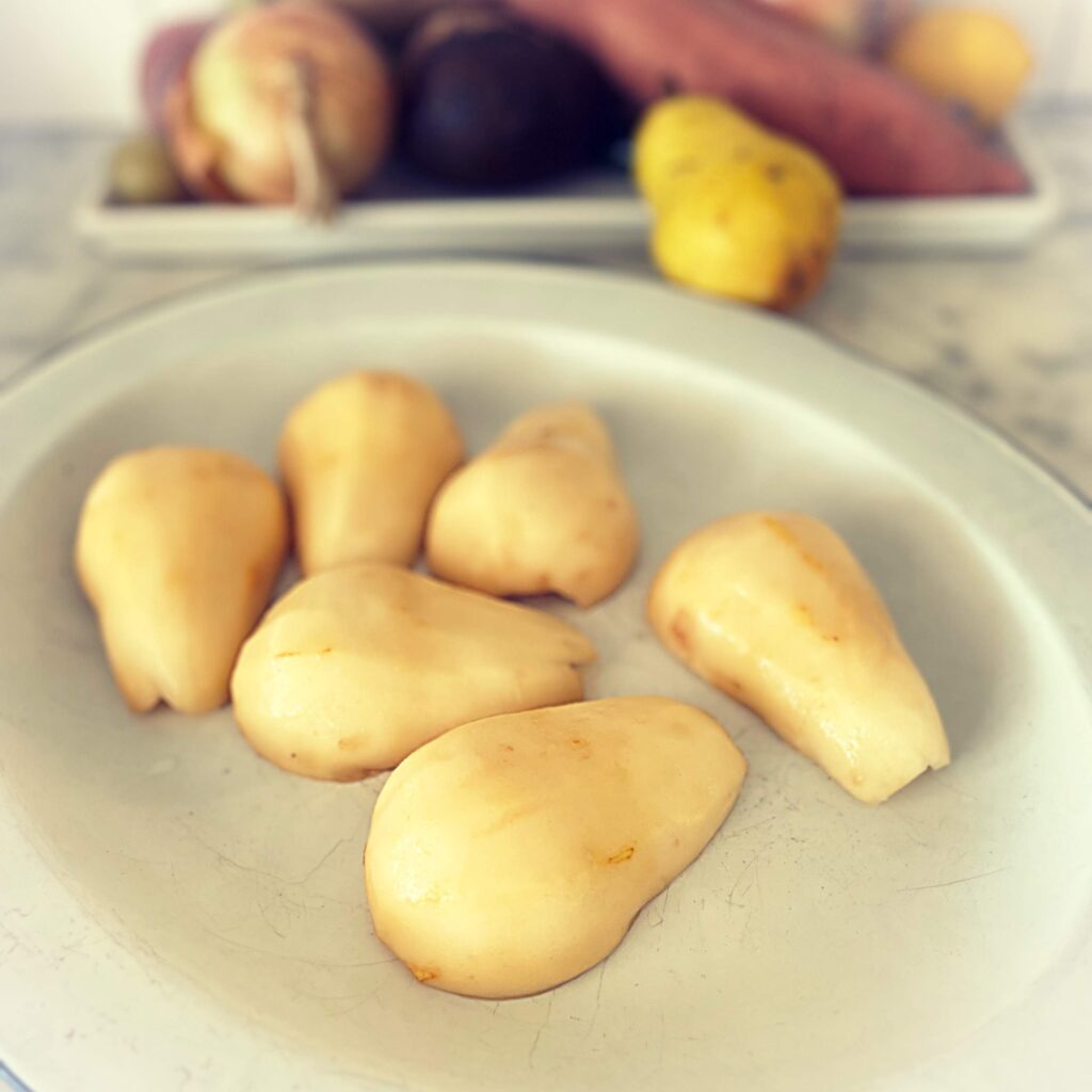 Tarte Bourdaloue - Overhead Shot - Pears