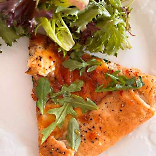 Gluten-Free Caramelized Onion and Arugula Galette - Ready to Eat