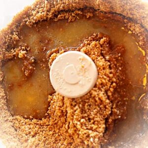 Gluten-Free Lemon Icebox Pie - Adding butter for Crust