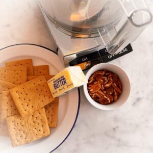 Gluten-Free Lemon Icebox Pie - Prepping Crust