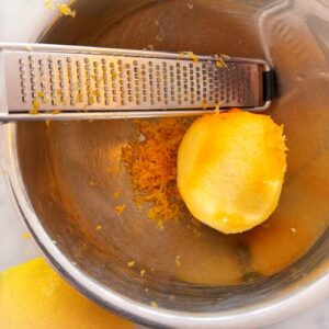 Gluten-Free Lemon Icebox Pie - Zesting Lemons