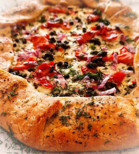 Gluten-Free Smoked Salmon Galette - Beautiful Galette