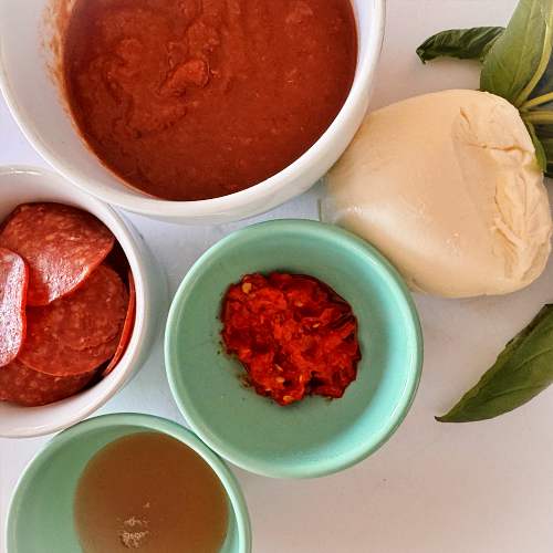 Gluten-Free Spicy Italian Galette - Ingredients