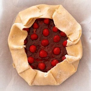 Gluten-Free PB&J Galette - Folded Galette