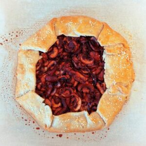 Gluten-Free Mushroom Burger Galette - Just Out of the Oven