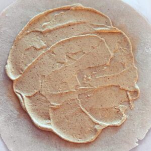 Gluten-Free Mushroom Burger Galette - Spreading the Sauce