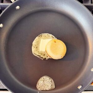 Gluten Free Apricot Galette with Almond Cream and Streusel - Caramelizing the Apricots