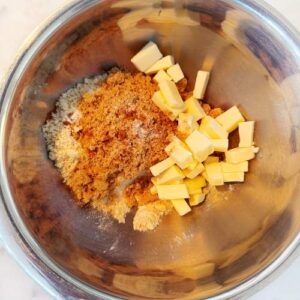 Gluten Free Apricot Galette with Almond Cream and Streusel - Prepping Streusel