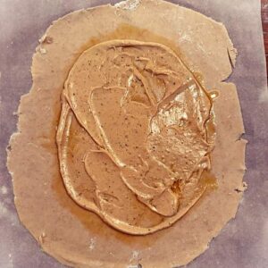 Gluten-Free BLT Galette - Dough with Oil and Sauce