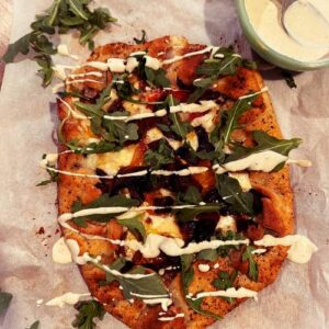 Gluten-Free BLT Galette - Ready for the Plate