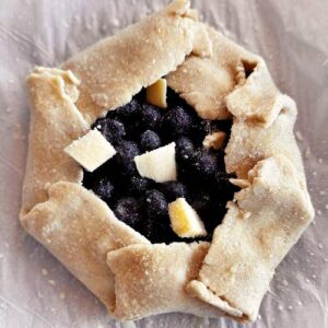 Gluten-Free Blueberry Galette - Prepare to Bake