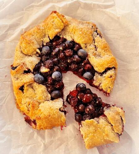 Gluten-Free Blueberry Galette - Ready for the Plate