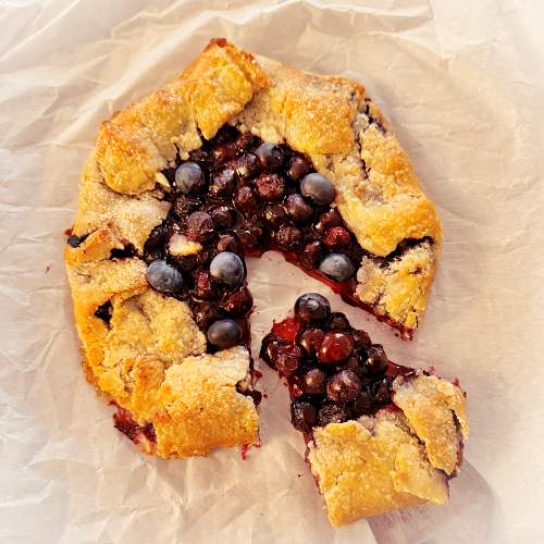 Gluten-Free Blueberry Galette - Ready for the Plate