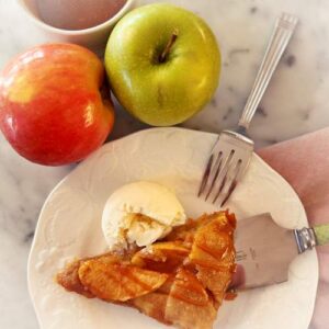 Gluten-Free Caramelized Apple and Frangipane Galette - Ready to eat