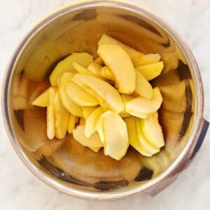 Gluten-Free Caramelized Apple and Frangipane Galette - Sliced Apples