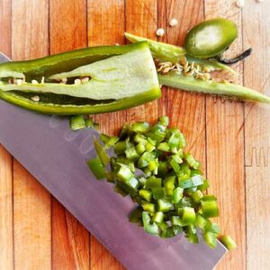 Gluten-Free Taco Salad Galette - Chopping Jalapenos