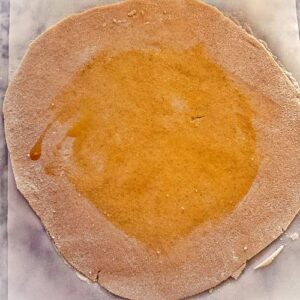 Gluten-Free Taco Salad Galette - Preparing the Dough