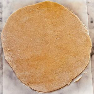 Gluten-Free Taco Salad Galette - Preparing the Dough