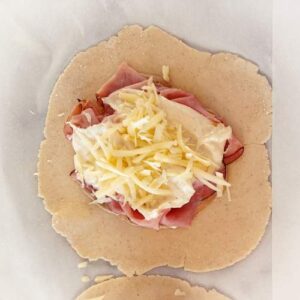 Gluten-Free Croque Madame and Monsieur - Adding Bechamel and Cheese