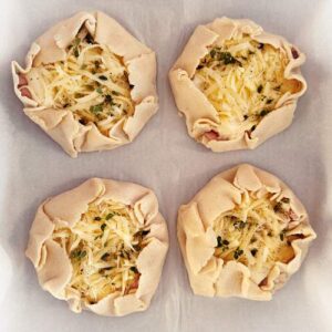 Gluten-Free Croque Madame and Monsieur - Folded and Ready for the Oven