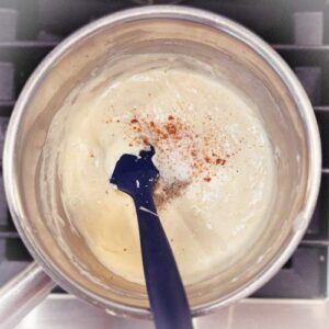 Gluten-Free Croque Madame and Monsieur - Making Bechamel