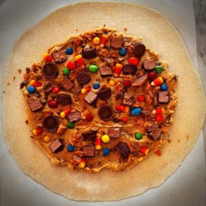 Gluten-Free Halloween Galette - Layering Candy