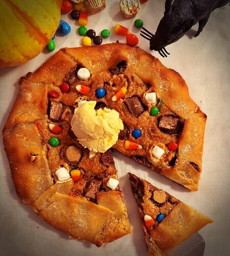 Gluten-Free Halloween Galette - Ready to Slice