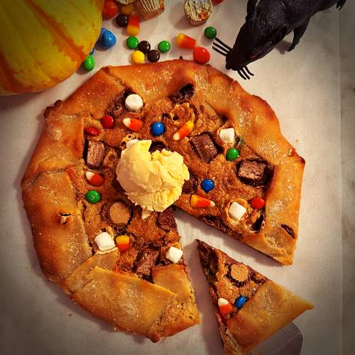 Gluten-Free Halloween Galette - Ready to Slice