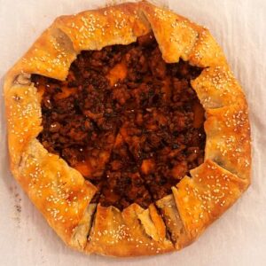 Gluten-Free Chicken Lettuce Cup Galette - Just Out of the Oven