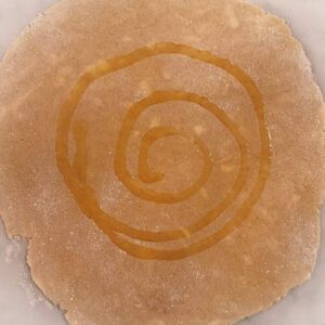 Gluten-Free Chicken Lettuce Cup Galette - Rolling Dough plus oil