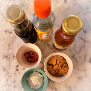 Gluten-Free Chicken Lettuce Cup Galette - Sauce Ingredients