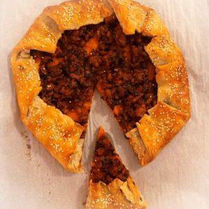 Gluten-Free Chicken Lettuce Cup Galette - Slicing the Galette