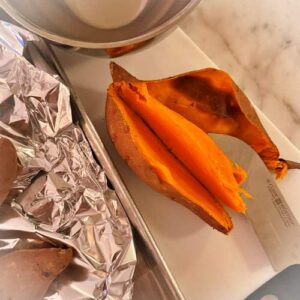 Gluten-Free Chicken Lettuce Cup Galette - Roasting Sweet Potatoes