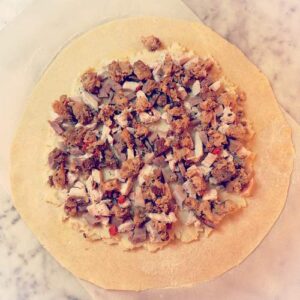 Gluten-Free Leftover Turkey Galette Adding Dressing
