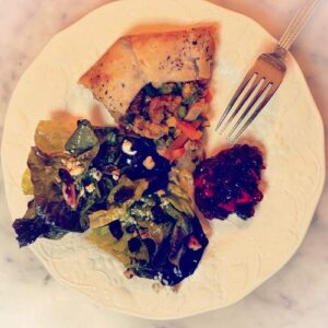 Gluten-Free Leftover Turkey Galette - Getting Served