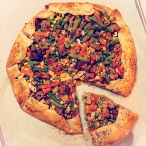 Gluten-Free Leftover Turkey Galette - Slicing it Up