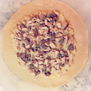 Gluten-Free Leftover Turkey Galette - Spreading Turkey